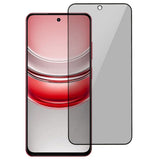 Realme 14X (5G) Full Fit Herdet Skjermbeskyttelsesglass - Privacy Funksjon - Gjennomsiktig