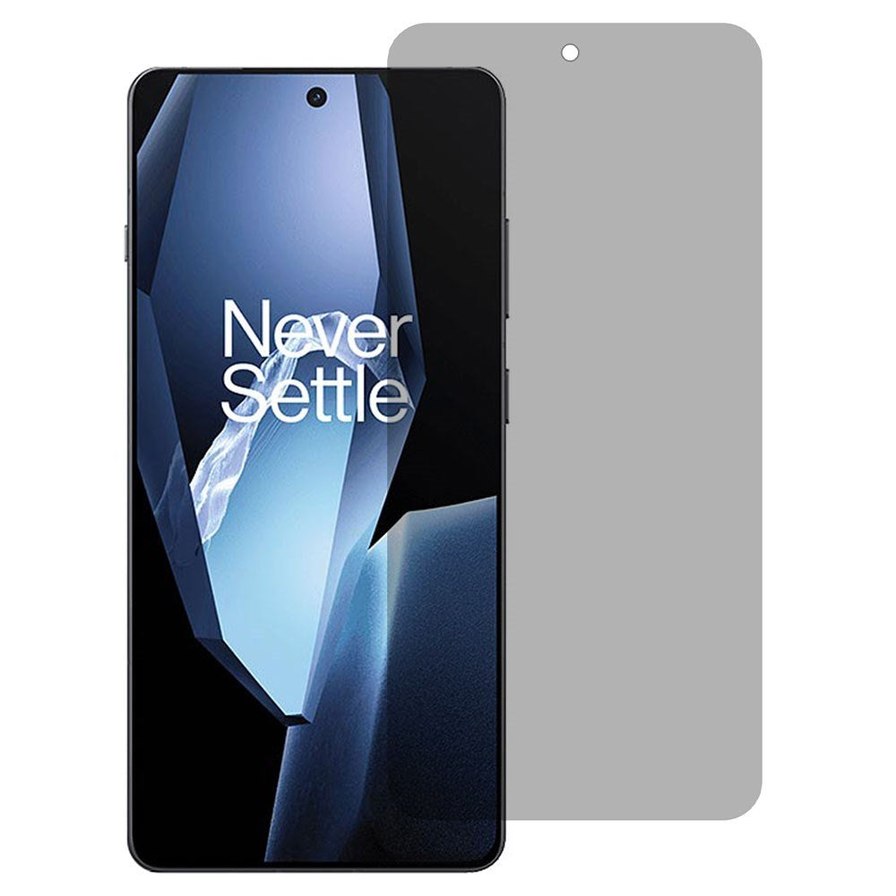 OnePlus 13R Full Fit Herdet Skjermbeskyttelsesglass - Privacy Funksjon - Gjennomsiktig
