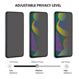 Samsung Galaxy S25 Edge Herdet Privacy Beskyttelsesglass - Gjennomsiktig