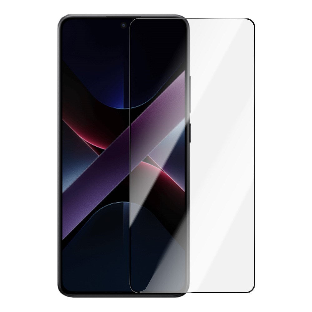 Xiaomi Poco X7 Pro Herdet Skjermbeskyttelsesglass - Gjennomsiktig / Svart