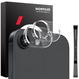 NORTHJO iPhone 17e / 16e Herdet Kameralinseglass - 2 stk. - Gjennomsiktig