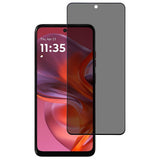 Motorola Moto G15 / G05 Full Fit Herdet Skjermbeskyttelsesglass - Privacy Funksjon - Gjennomsiktig