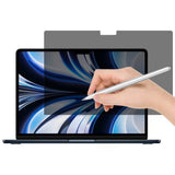 MacBook Air 13" M5/M4/M3/M2 (2026-2022) Privacy Skjermbeskyttelsesfilm – Gjennomsiktig