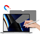 MacBook Pro 14 M5/M4/M3/M2/M1 (2026-2021) Magnetisk Privacy Skjermbeskytter – Gjennomsiktig
