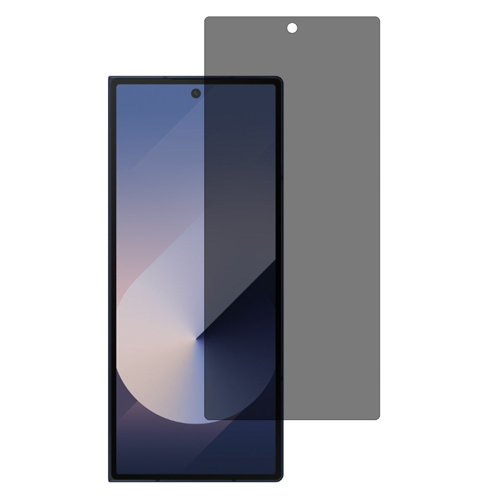 Samsung Galaxy Z Fold7 Skjermbeskytter i Herdet Glass med Personvernfunksjon - Gjennomsiktig
