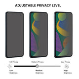 Google Pixel 10 Pro Fold Skjermbeskytter i Herdet Glass med Privacy - Full-Fit - Svart Kant