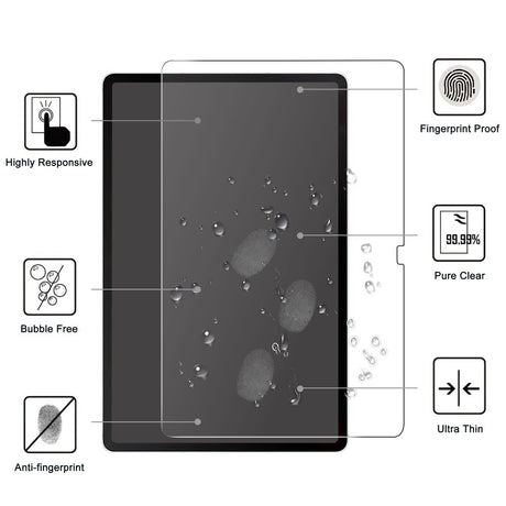 Samsung Galaxy Tab S10 FE+ (Plus) Herdet Skjermbeskyttelsesglass - Gjennomsiktig