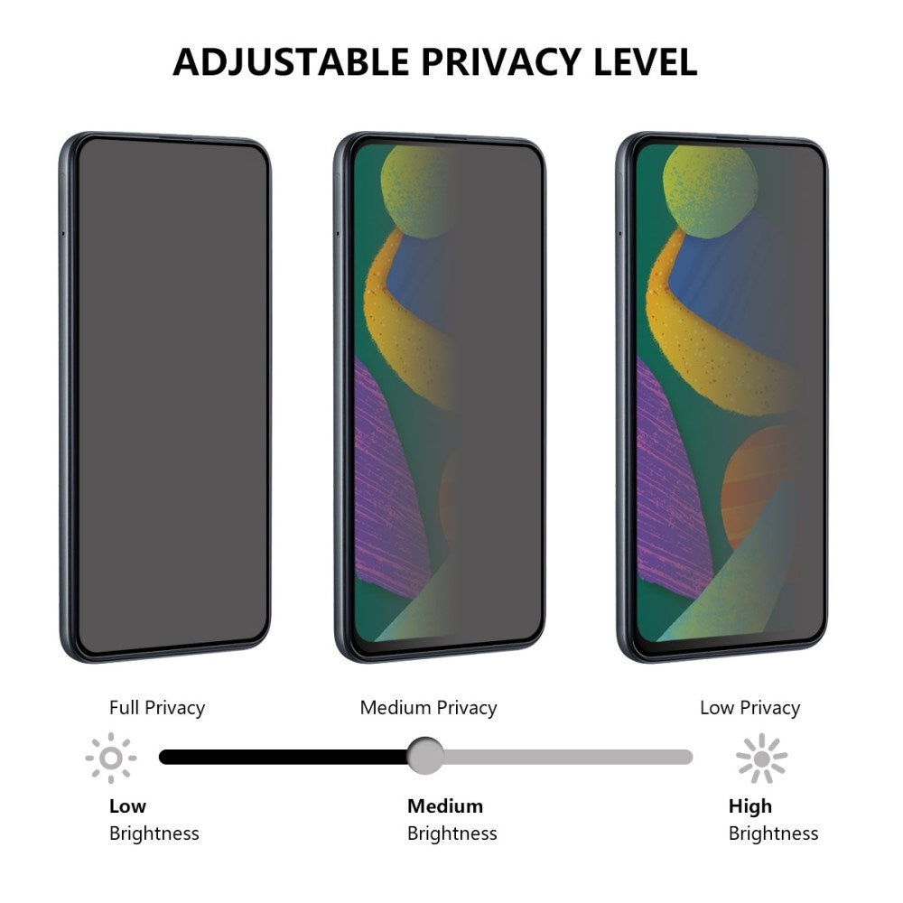 Motorola Edge 60 / Edge 60 Pro / Edge 60 Fusion Skjermbeskytter med Personvernfunksjon - Gjennomsiktig