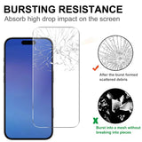 iPhone Air 2-i-1 Beskyttelsessett m. Herdet Skjermbeskyttelsesglass & 2 stk Kameralinsebeskyttelsesfilm - Gjennomsiktig