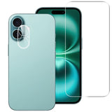 iPhone 17 2-i-1 Beskyttelsessett m. Herdet Skjermbeskyttelsesglass & 2 stk Kameralinsebeskyttelsesfilm - Gjennomsiktig