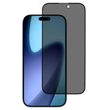 iPhone Air Full Fit Herdet Skjermbeskyttelsesglass - Privacy Funksjon - Gjennomsiktig