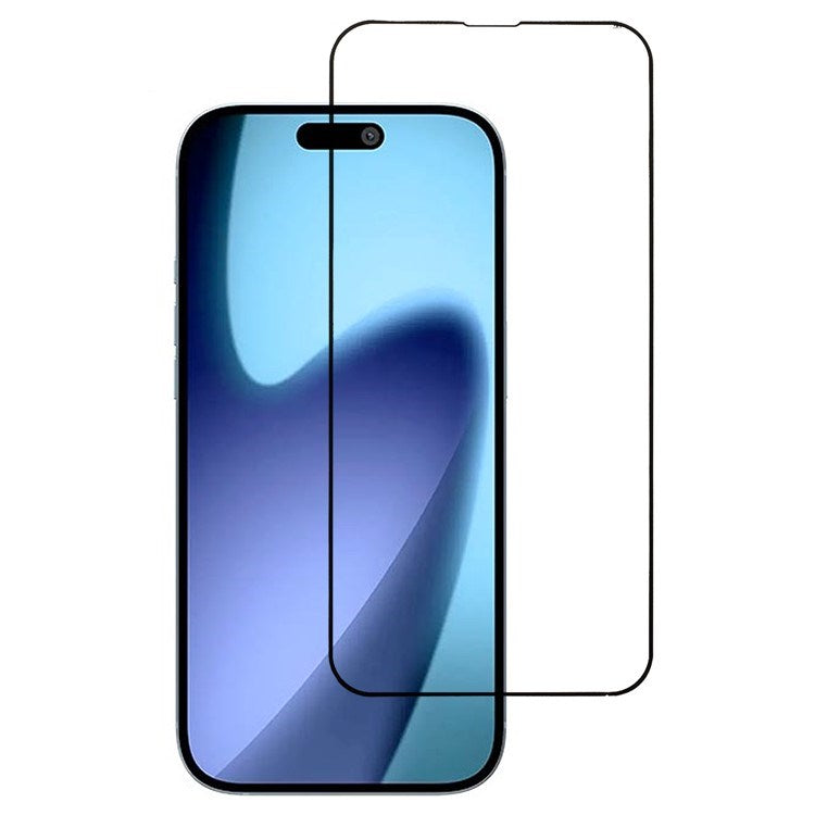 iPhone Air Herdet Skjermbeskyttelsesglass - Gjennomsiktig / Svart Kant