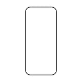 iPhone 17 Full Fit Skjermbeskyttelsesglass - Gjennomsiktig / Svart Kant