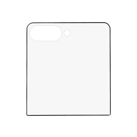 Samsung Galaxy Z Flip7 Skjermbeskyttelsesglass - Gjennomsiktig / Svart