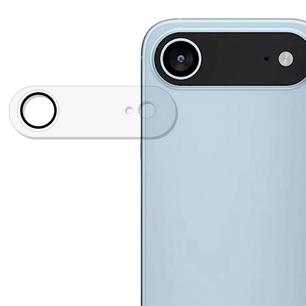iPhone Air Herdet Kameralinse Beskyttende Glass - Gjennomsiktig / Svart