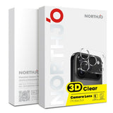 NORTHJO iPhone 17 Herdet Kameralinse Glass - Gjennomsiktig