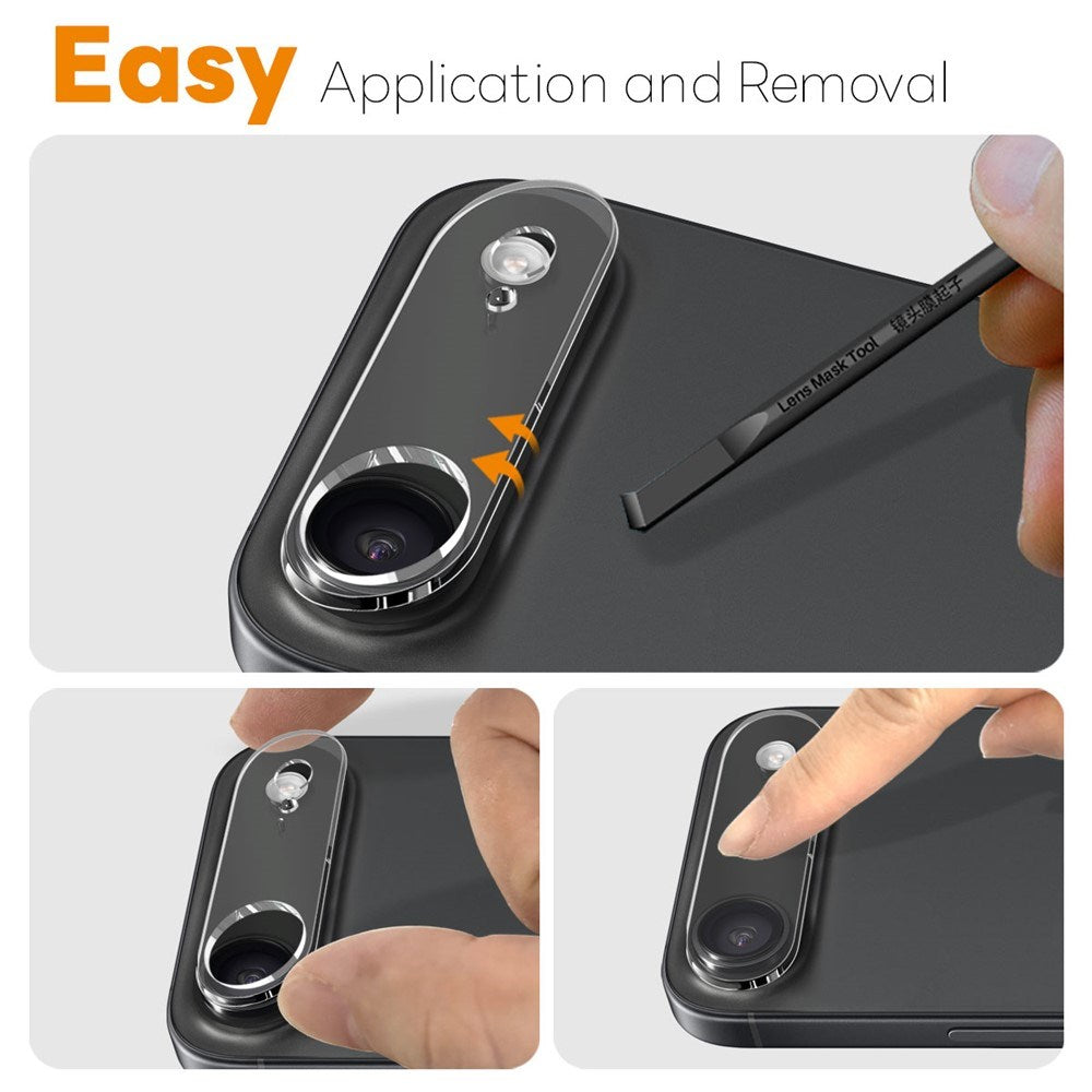 NORTHJO iPhone Air Herdet Kameralinse Glass - Gjennomsiktig