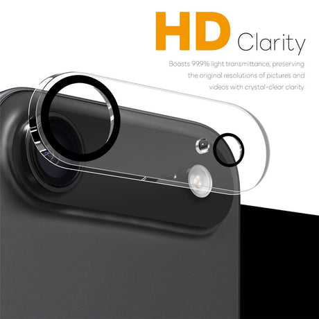 NORTHJO iPhone Air Herdet Kameralinse Glass - Gjennomsiktig / Svart