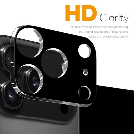 NORTHJO iPhone 17 Pro Herdet Kameralinse Glass - Svart