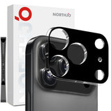 NORTHJO iPhone 17 Pro Max Herdet Kameralinse Glass - Svart