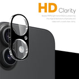 NORTHJO iPhone 17 Herdet Kameralinse Glass - Svart - 2 Stk.