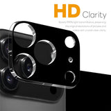 NORTHJO iPhone 17 Pro Herdet Kameralinse Glass - Svart - 2 Stk.