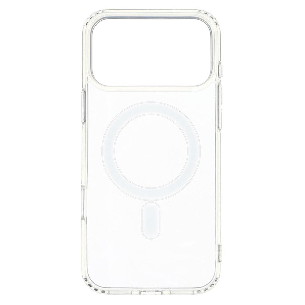 iPhone 17 Pro - 360° Beskyttelsessett m. Skjermbeskyttelse | MagSafe Deksel| Kameralinsebeskyttelse - Gjennomsiktig / Svart Kant
