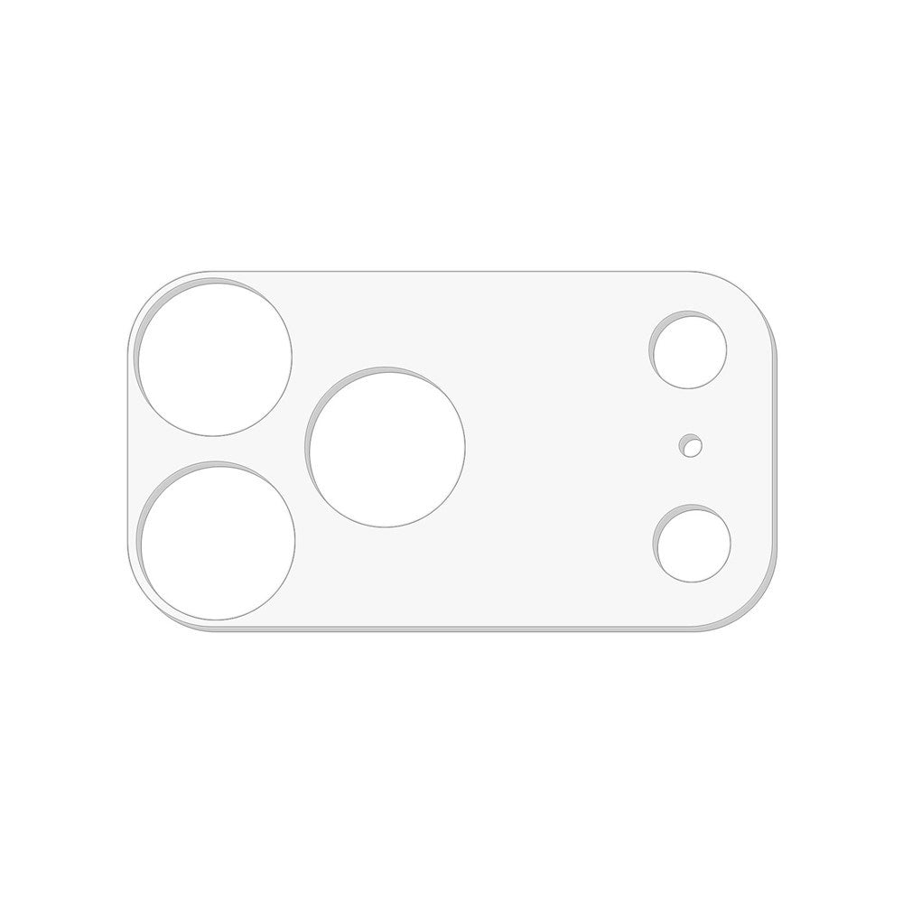 iPhone 17 Pro - 360° Beskyttelsessett m. Skjermbeskyttelse | MagSafe Deksel| Kameralinsebeskyttelse - Gjennomsiktig / Svart Kant
