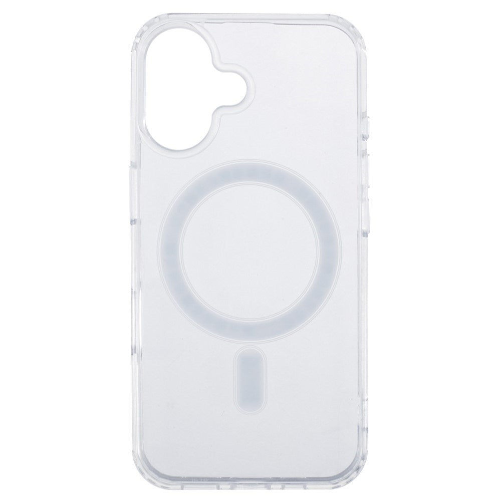iPhone 17 - 360° Beskyttelsessett m. Skjermbeskyttelse | MagSafe Deksel| Kameralinsebeskyttelse - Gjennomsiktig / Svart Kant