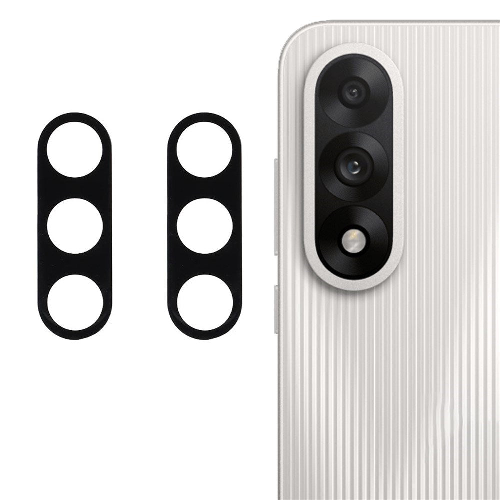 OnePlus Nord 5 Herdet Kameralinsebeskyttelsesglass - 2 stk - Svart