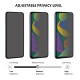 Samsung Galaxy S25 FE Skjermbeskytter i Herdet Glass med Personvernfunksjon - Gjennomsiktig