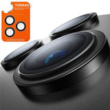 TORRAS iPhone 17 Pro LensGuard Kameralinsebeskyttelsesglass - Svart