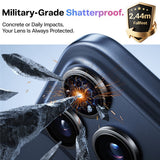 TORRAS iPhone 17 Pro LensGuard Kameralinsebeskyttelsesglass - Svart