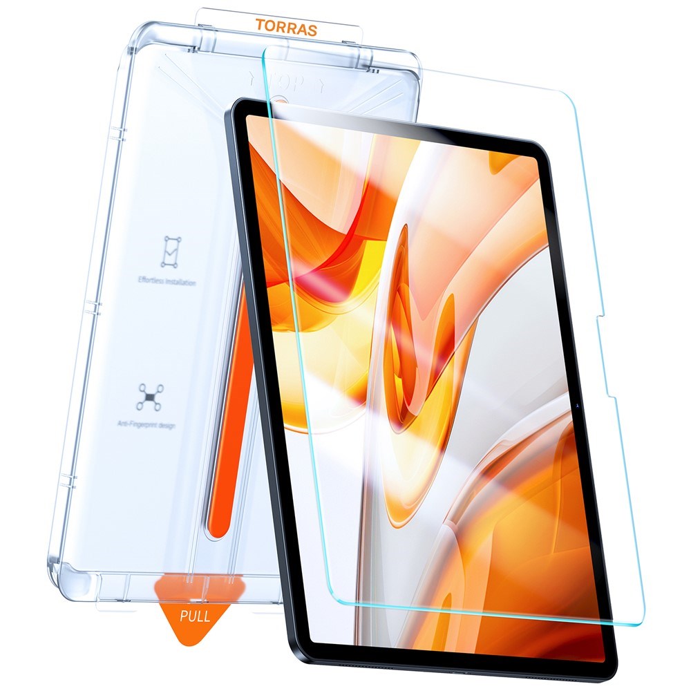 TORRAS iPad Air 11" (2026 / 2025 / 2024) Install Master Skjermbeskytter i Herdet Glass - Gjennomsiktig