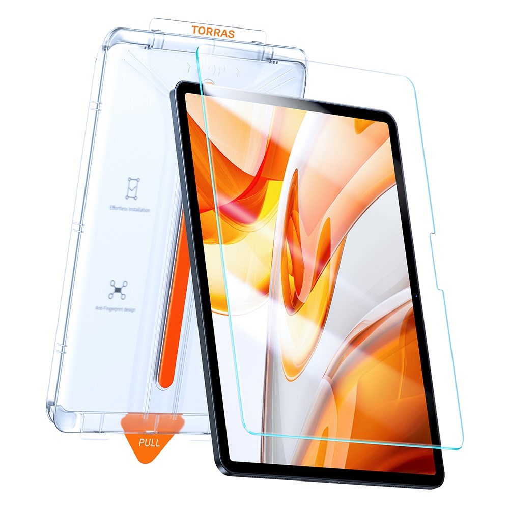 TORRAS iPad Pro 13" (2025 / 2024) Install Master Skjermbeskytter i Herdet Glass - Gjennomsiktig