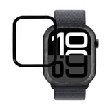 Apple Watch 11 / 10 (42 mm) Skjermbeskytter i Herdet Glass - Gjennomsiktig / Svart Kant