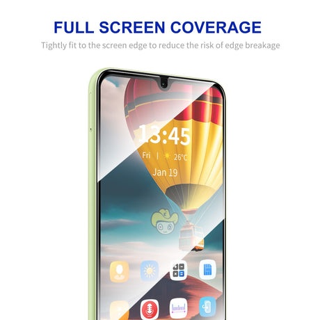 Samsung Galaxy A27 Herdet Glass Skjermbeskytter - Gjennomsiktig / Svart Kant