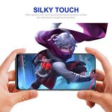 Samsung Galaxy A27 Herdet Glass Skjermbeskytter - Gjennomsiktig / Svart Kant