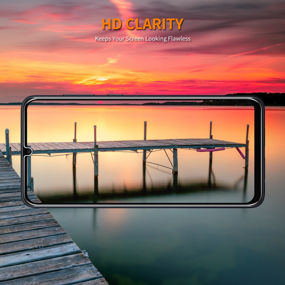 Samsung Galaxy A27 Herdet Glass Skjermbeskytter - 2 stk. - Gjennomsiktig