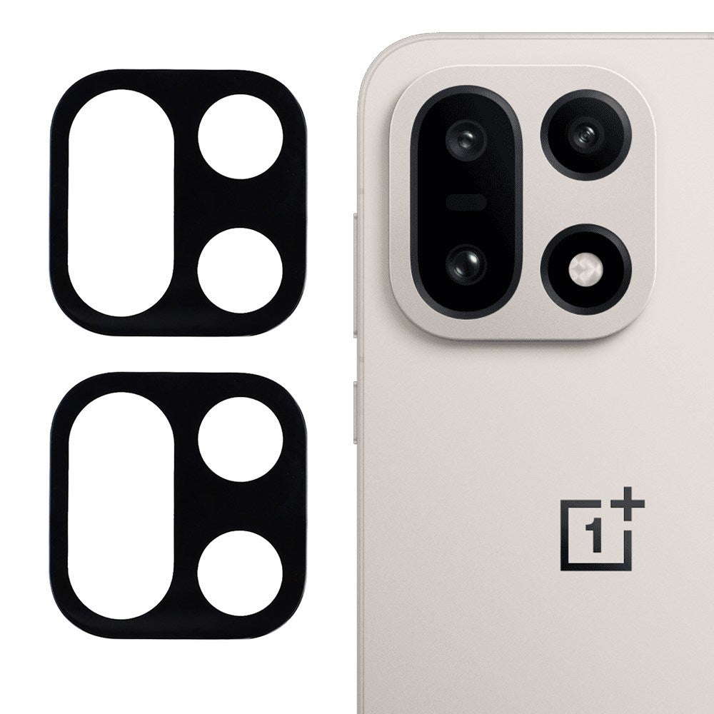OnePlus 15 Beskyttelsesglass for Kameralinser - 2 stk. - Svart