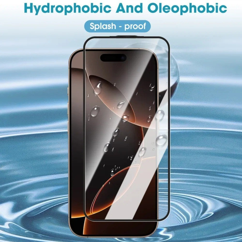 iPhone 18 Pro Max / 17 Pro Max Herdet Skjermbeskyttelsesglass m. Monteringsramme - Gjennomsiktig