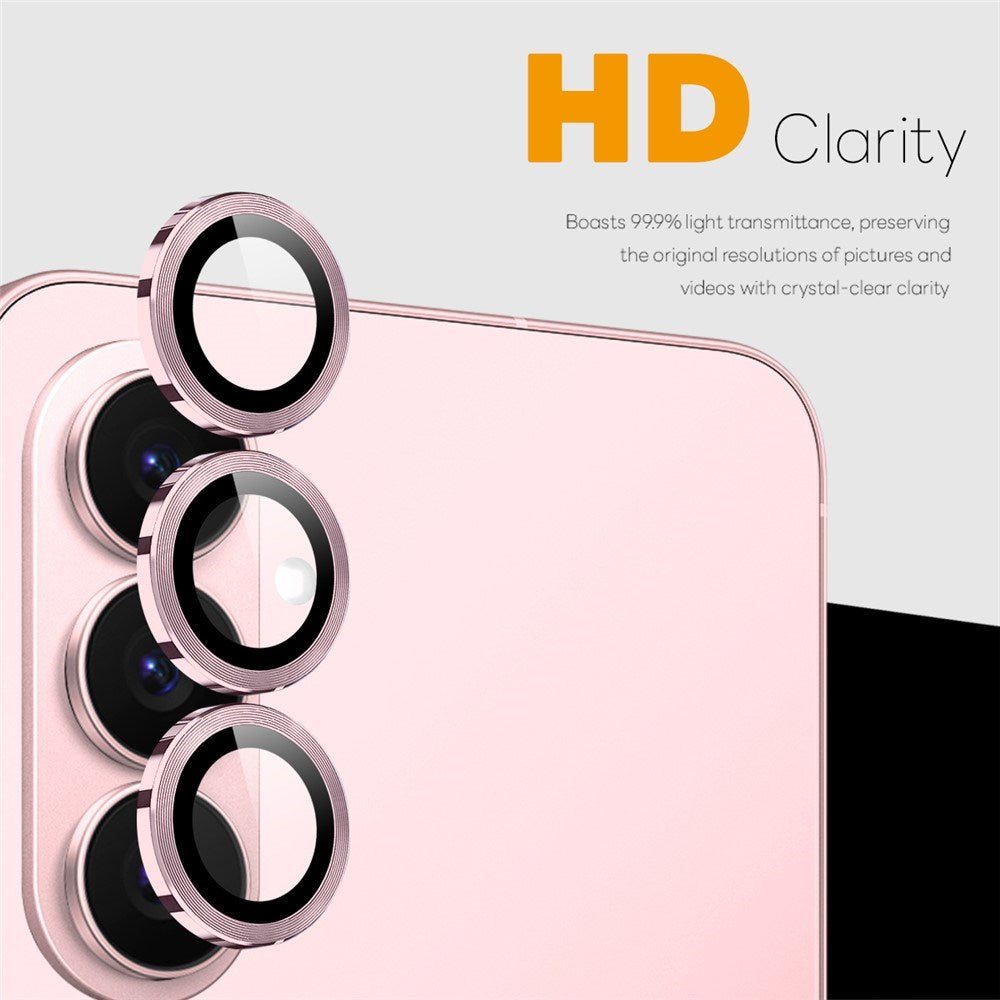 Samsung Galaxy S26 NORTHJO Kameralinsebeskyttelse - Metall & Glass - Rosa