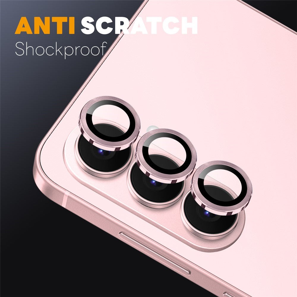 Samsung Galaxy S26 NORTHJO Kameralinsebeskyttelse - Metall & Glass - Rosa