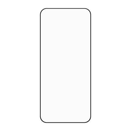 Google Pixel 10a Skjermbeskyttelsesfilm - Gjennomsiktig / Svart Kant