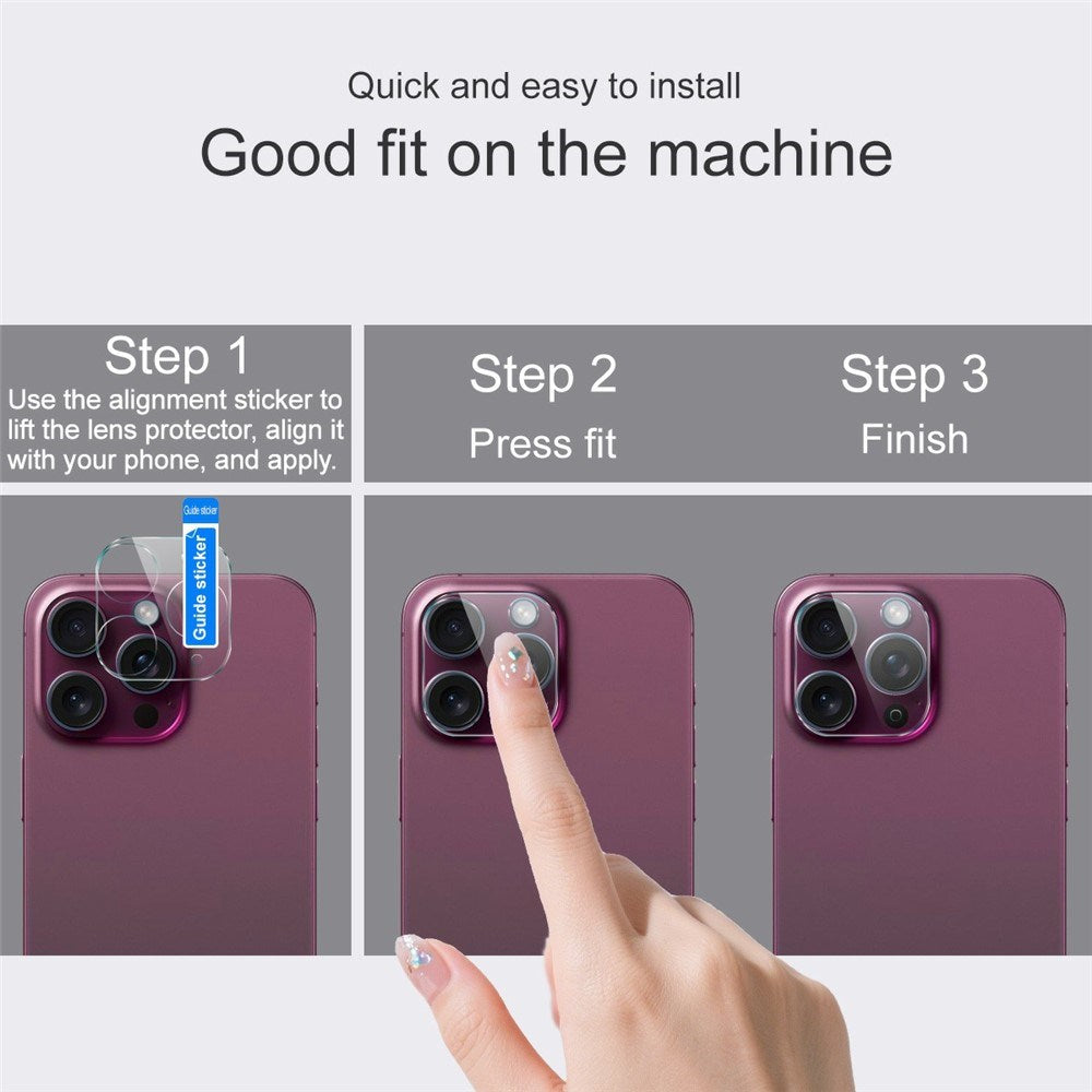 Honor 600 Pro IMAK Beskyttelsesglass til Kameralinse - Gjennomsiktig