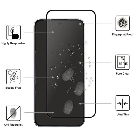 Xiaomi 17T Pro Skjermbeskytter Glass - Gjennomsiktig / Svart Kant