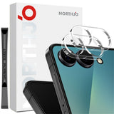 Samsung Galaxy Z Flip8 NORTHJO Herdet Kameralinseglass - 2 stk. - Gjennomsiktig