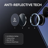 Samsung Galaxy Z Flip8 NORTHJO Kameralinsebeskyttelse - Metall & Glass - Blå