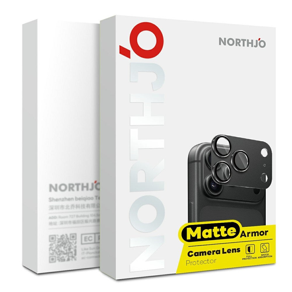 iPhone 18 Pro Max NORTHJO Kameralinsebeskytter – Blå