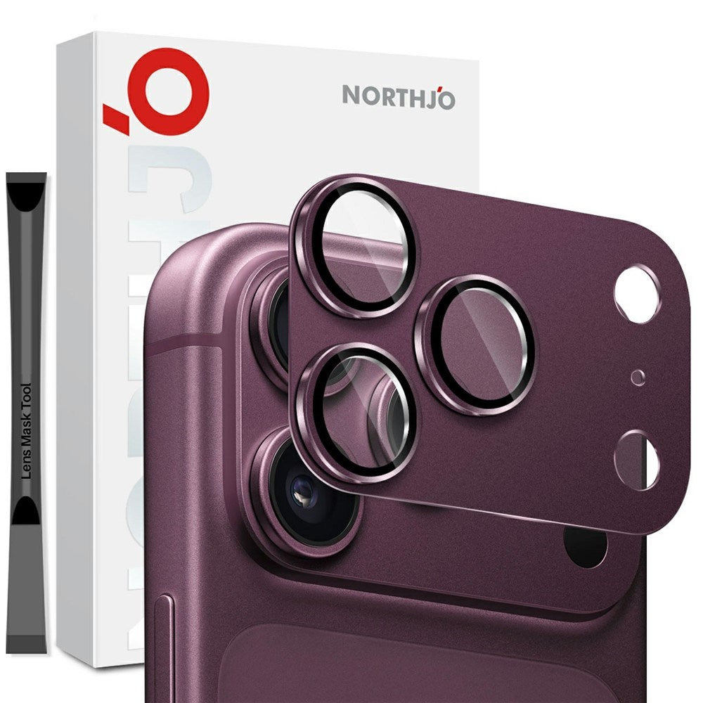 iPhone 18 Pro NORTHJO Kameralinsebeskytter – Lilla